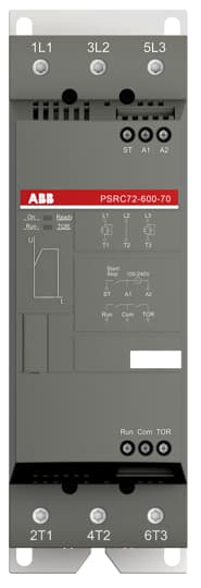 ABB - Avviatore Graduale PSRC72-600-70 per un avvio morbido e preciso dei motori.