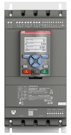 ABB - Avviatore graduale PSTX60-690-70 per un avvio morbido e preciso dei motori.