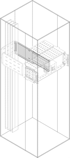 ABB - Segregazione verticale posteriore e laterale H=300mm P=700mm D=700mm.