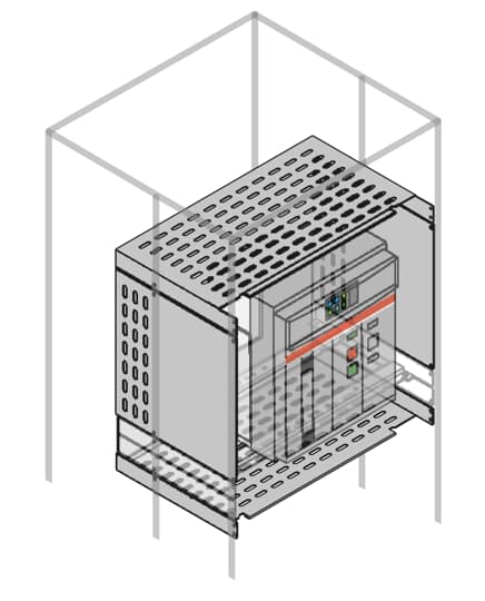 ABB - segr.f2a-3a e1.2 t7 3/4P v. 500x600mm estr. h=500mm l=600mm