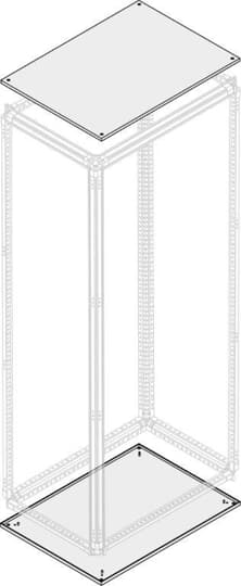 ABB - Tetto/fondo cieco IP40, dimensioni 300mm x 500mm, per protezione totale.