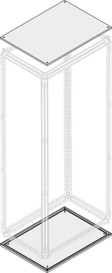 ABB - Tetto/fondo cieco IP65 per armadi larghi 800mm e profondi 500mm.