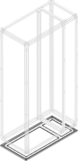 ABB - Fondo apribile IP65 per armadiature elettriche L=1000(600+400) P=700 VCI.