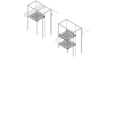 ABB - segreteria bus hor rear int up barre l=300mm x p=700mm mi.