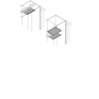 ABB - seg.bus.hor.rear+int.up. w400 for d500 SEGR.OR.POST.BARRE L=400MM X P=500MM MI.