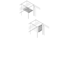 ABB - seg.bus.hor. no int.up.+d w400 d900 SEGR.ORIZ.BARRE L=400MM P=900MM SMI