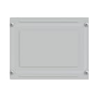ABB - Flangia metallo adattatore per aperture grandi, parte di Sub Distribution Board fino a 800A, lunghezza 4. Q855F421