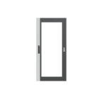 ABB - Porta in vetro trasparente per System pro E energy, Sub Distribution Board fino a 800A, dimensioni 1200x600mm.
