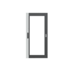 ABB - Porta in vetro trasparente per System pro E energy, Sub Distribution Board fino a 800A, dimensioni 1200x600mm.