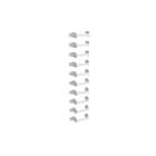 ABB - DIN-rail COMBI 10 GUIDE REGOLABILI L=400MM from System pro E energy.