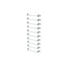 ABB - DIN-rail COMBI 10 GUIDE REGOLABILI L=600MM System pro E energy.