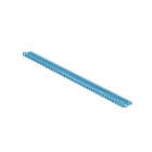 ABB - Accessories for System pro E energy COMBI 50 SUP CAVI GUIDA DIN CABL ORIZ. QAW0040P5