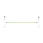 ABB - QAW007000 Door earthing set, 500 mm x 100 mm x 230 mm COMBI KIT DI MESSA A TERRA PORTA QAW007000