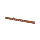 ABB - Barra orizzontale PE 30x10 con busbar integrato per installazioni di 600 mm.