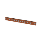 ABB - Barra orizzontale PE 40x10 con busbar integrato per installazioni di 600 mm.