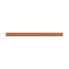 ABB - Barra orizzontale PE 40x10 con busbar integrato, lunghezza 800mm.