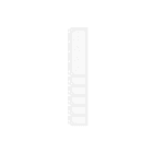 ABB - Form of separation, system pro energy, combi separ barre vert strut/vce H=1000.