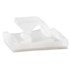 ABB - Clip tondi in nylon naturale altezza 0.622 pollici, clip adesive in PA6,6 dimensioni 25,4x25,4mm, diametro 13,5mm, confezione da 500 pezzi.
