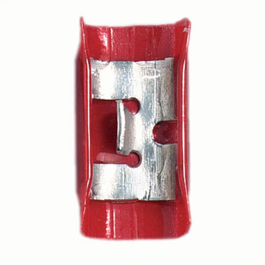 ABB - One-piece ground conn 1.27-2.28mm shield-kon conn.rosso 100pz.