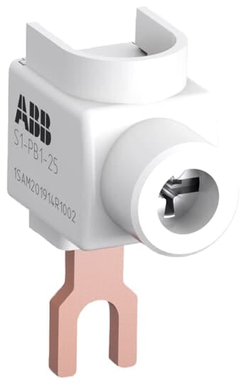 ABB - Morsetto di alimentazione S1-PB1-25 per blocco di alimentazione monofase.