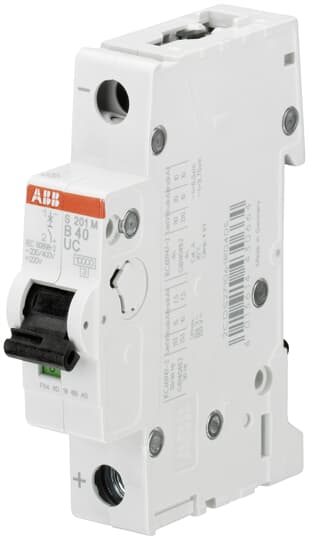 ABB - S201M-C25UC Miniature Circuit Breaker AUTOM CA-CC 1
