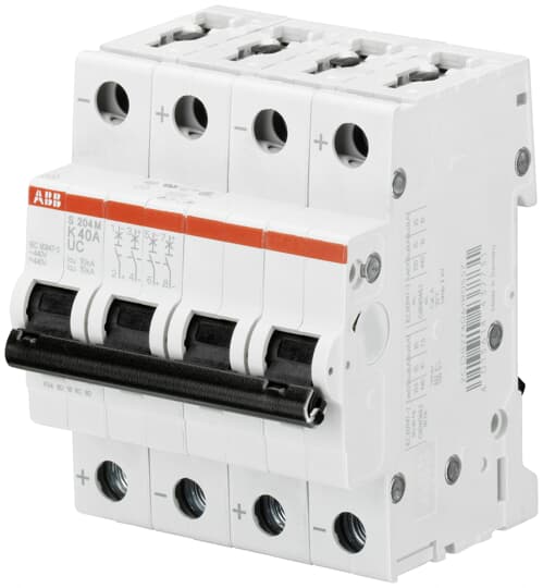 ABB - S204M-Z10UC MiniatureCircuitBreaker AUTOM CA-CC 4