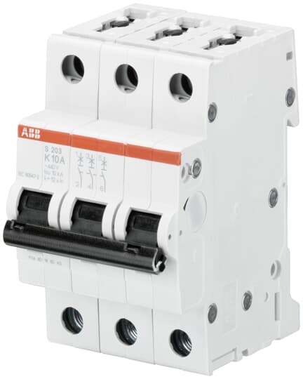 ABB - S203 K 8 Interruttore magnetotermico automatico 6KA 3P.