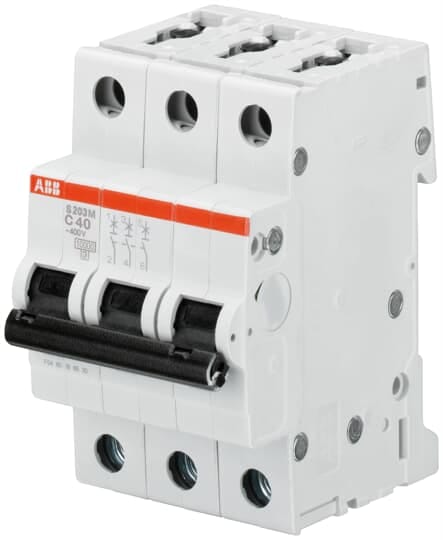 ABB - S203M K 2 Interruttore automatico magnetotermico 10KA 3P.