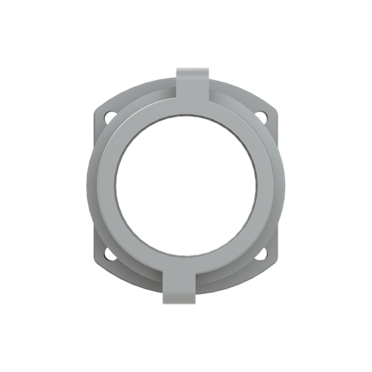 ABB - Raccordo a flangia diritto DN56 PA6 grigio IP65 NW56 flangia grigia.