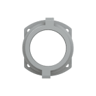 ABB - Raccordo a flangia diritto DN56 PA6 grigio IP65 NW56 flangia grigia.