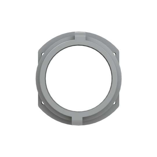 ABB - Raccordo a flangia diritto DN95 PA6 grigio IP65 NW95 flangia grigia.