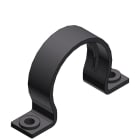 ABB - Fascetta fissaggio guaina DN29 PA6 grigia per condotte, con doppia vite di fissaggio.