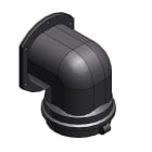 ABB - Raccordo a flangia 90 gradi DN56 in PA6 grigio IP65.