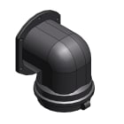 ABB - Raccordo a flangia 90 gradi DN56 in PA6 grigio IP65. SGO-56