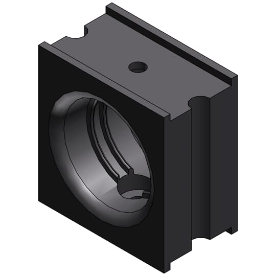 ABB - Supporto sovrapponibile DN17 PA6 GR NW17 GRY.