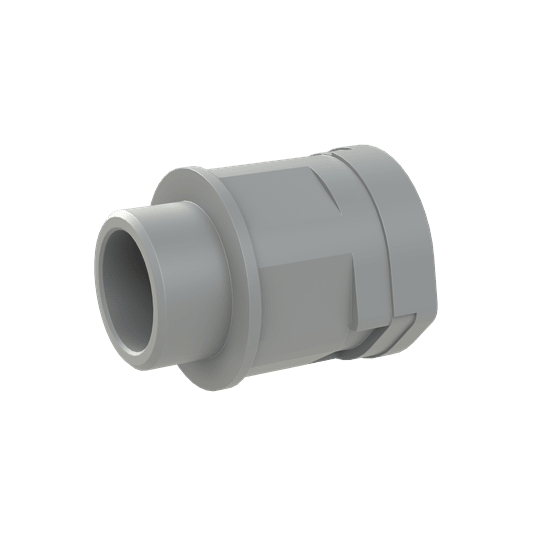ABB - Conduit fitting straight M25 NW23 IP66 gray smart line PA6 GR IP66. SLND-M253