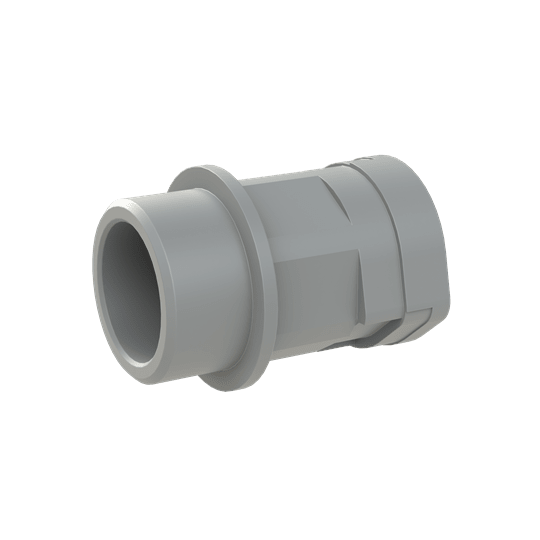 ABB - Conduit Fitting Straight M25 NW17 IP66 Grey Smart Line PA6 GR IP66. SLND-M257