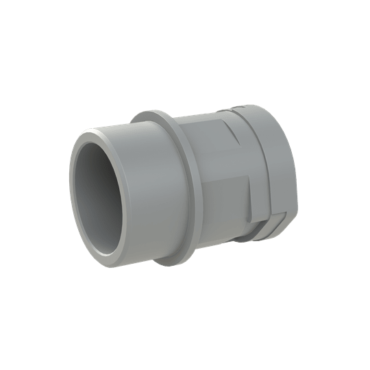 ABB - Conduit fitting straight M40 NW29 IP66 gray Smart Line connector PA6 gray IP66.