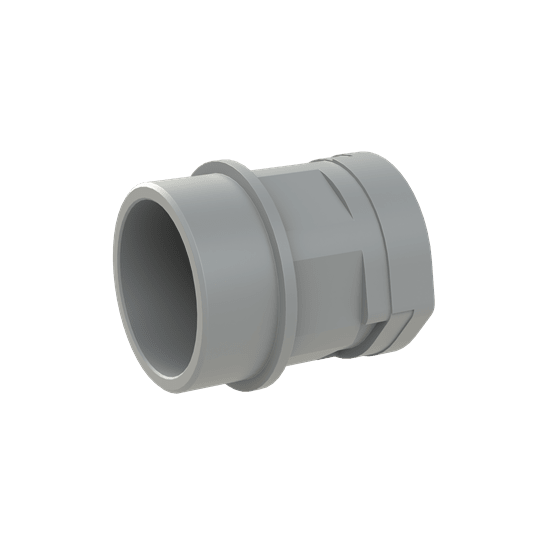 ABB - Conduit fitting straight M50 NW36 IP66 gray smart line connector PA6 gray IP66. SLND-M506