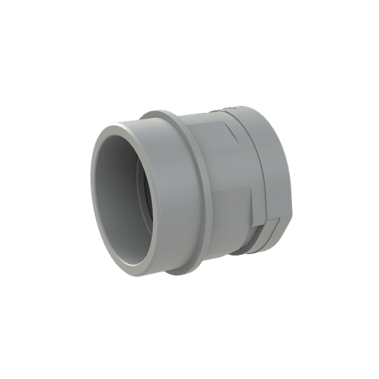 ABB - Conduit fitting straight M63 NW48 IP66 gray smart line PA6 GR IP66. SLND-M638