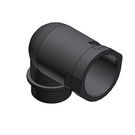 ABB - Conduit fitting 90 degree M16 NW12 IP66 gray smart line PA6 GR IP66.