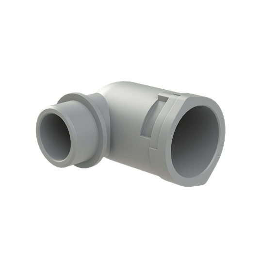 ABB - Conduit fitting 90 degree M25 NW23 IP66 gray smart line PA6 GR IP66.