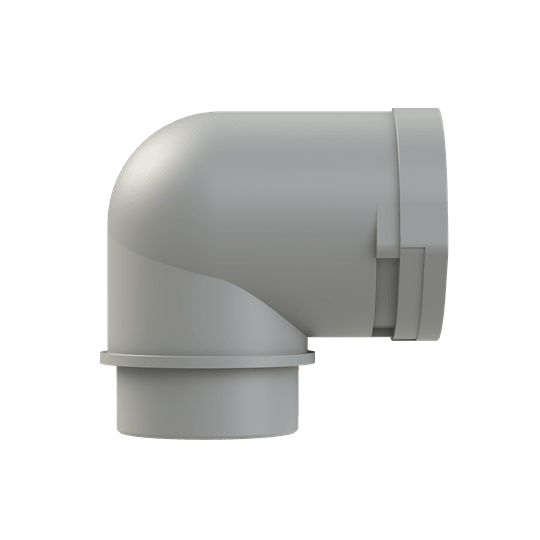 ABB - Conduit fitting 90 degree M50 NW48 IP66 gray Smart Line connector PA6 gray IP66.