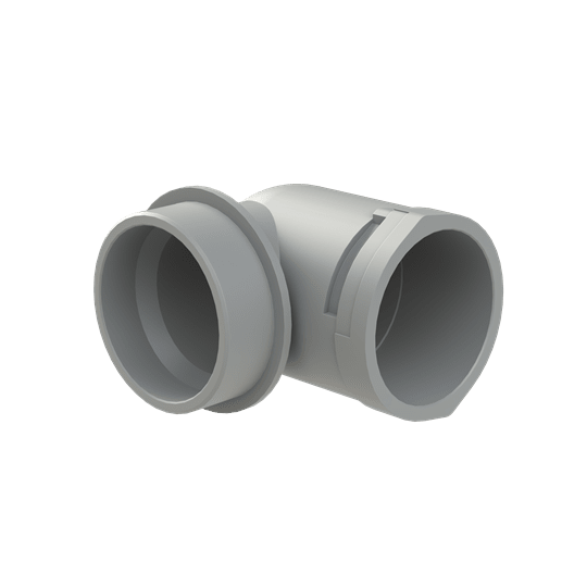 ABB - Conduit Fitting 90 Degree M63 NW48 IP66 Grey Smart Line PA6 GR IP66