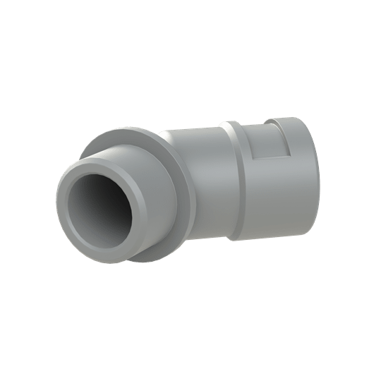 ABB - Condotto flessibile 45 gradi M20 NW12 IP66 CSA grigio raccordo DN12 PA6 grigio IP66. SVAD-M202GT