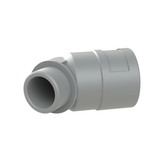ABB - Raccordo diritto M25 DN23 in PA6 grigio IP66 CSA NW23.