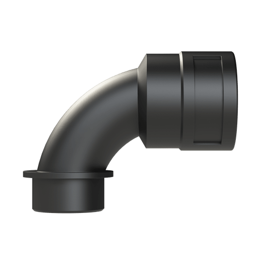 ABB - Raccordo curvo a 90 gradi M32 DN29 in PA6 grigio IP66.