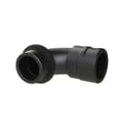 ABB - Raccordo curvo a 90 gradi M40 in materiale PA6, colore grigio, grado di protezione IP66, dimensioni DN29.