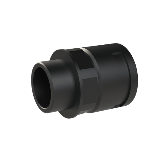 ABB - Raccordo di giunzione DN36 M40 in PA6 grigio IP66 resistente agli agenti atmosferici e agli urti. SVND-M406GT