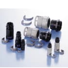ABB - Raccordo DN23 PG16 10-14 PA6 GR IP66 con conduttura flessibile e guarnizione grigia.